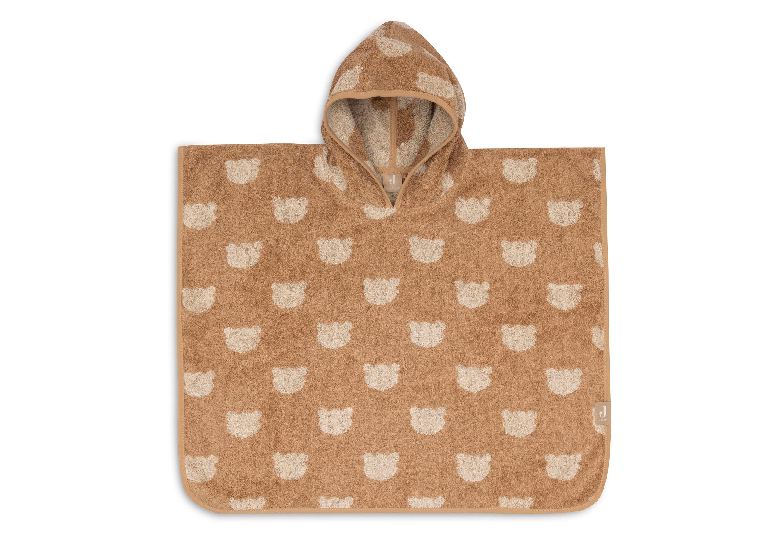 Jollein Badeponcho Jacquard Teddy Bear Reversible