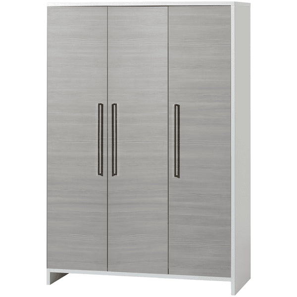 Schardt Eco Silber Kleiderschrank 3-türig