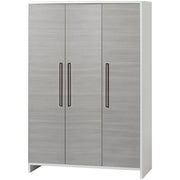 Schardt Eco Silber Kleiderschrank 3-türig