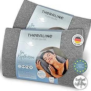 Theraline Kinderkopfkissen inkl. Bezug Dessin 170 "Melange mittelgrau" Bamboo Collection