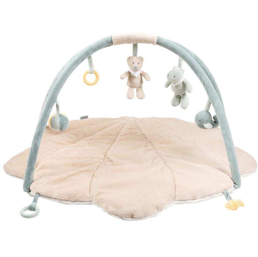 Nattou Krabbeldecke mit Bogen Romeo, Jules & Sally