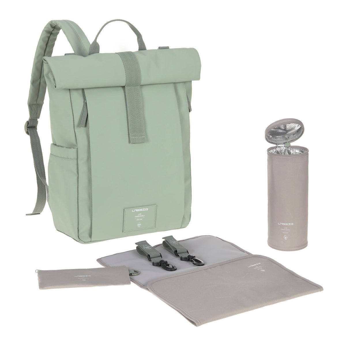 Lässig Wickelrucksack - Rolltop Up Backpack