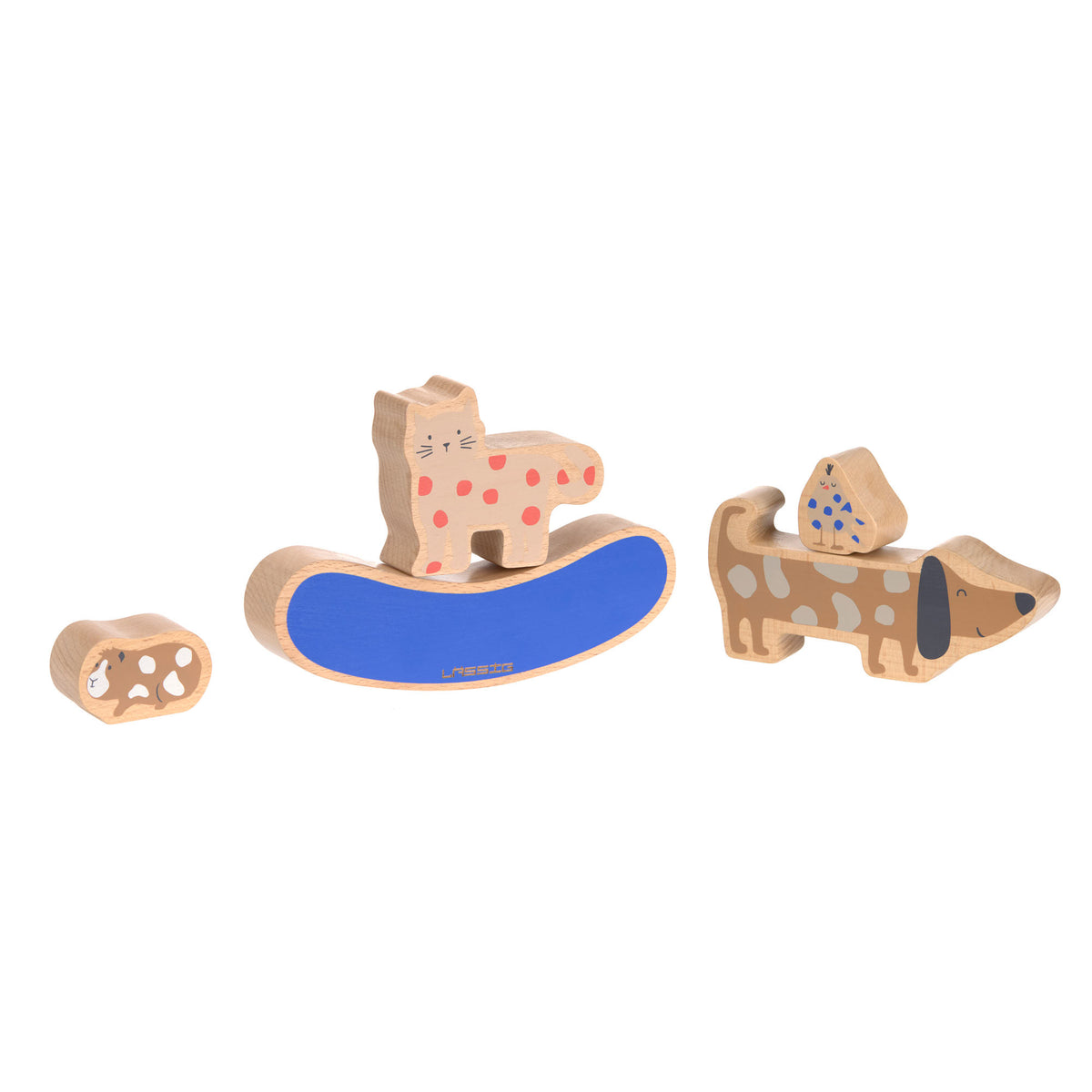 Lässig Stapelspielzeug Holz, Little Mateys