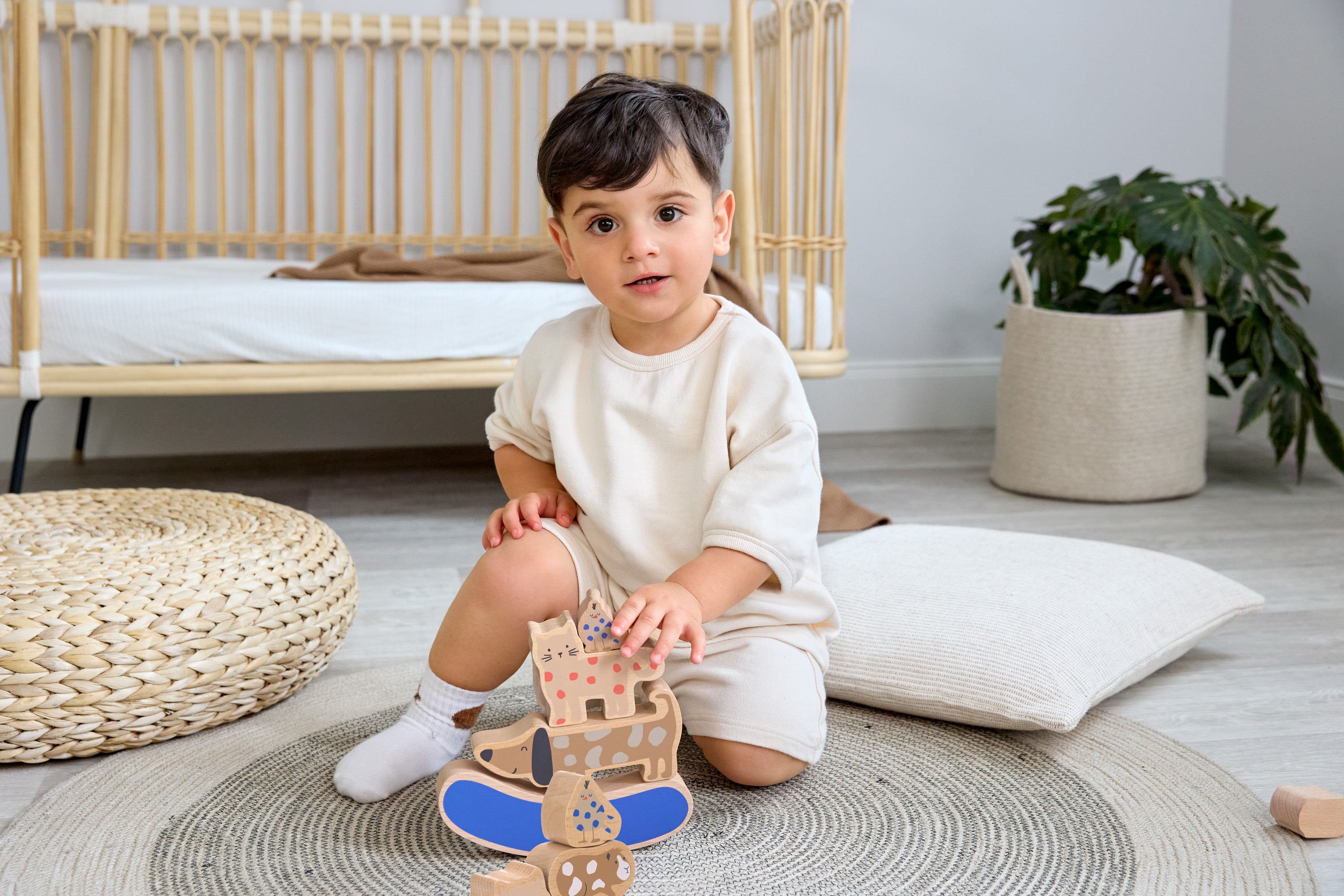 Lässig Stapelspielzeug Holz, Little Mateys