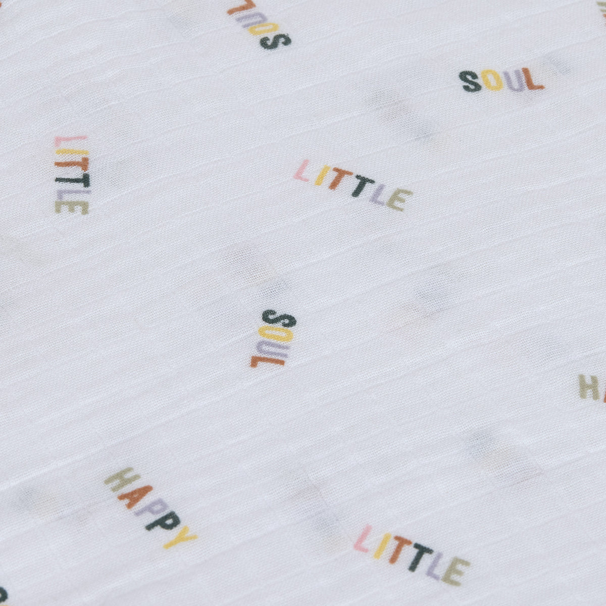 Lässig Muslin Swaddle &amp; Burp Blankets L GOTS Happy Fruits, Zitrone