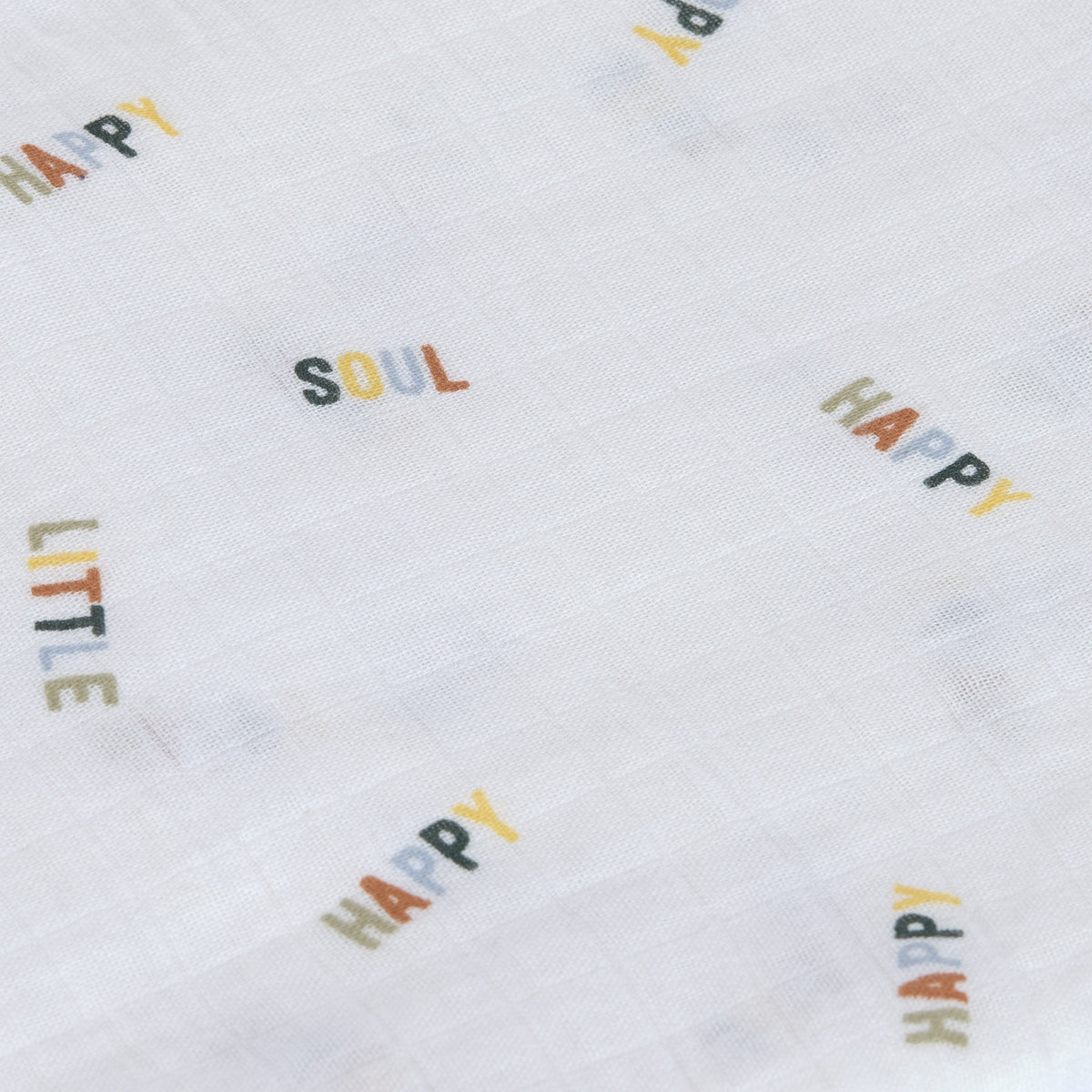 Lässig Swaddle &amp; Burp Blanket M GOTS Happy Fruits, Birne