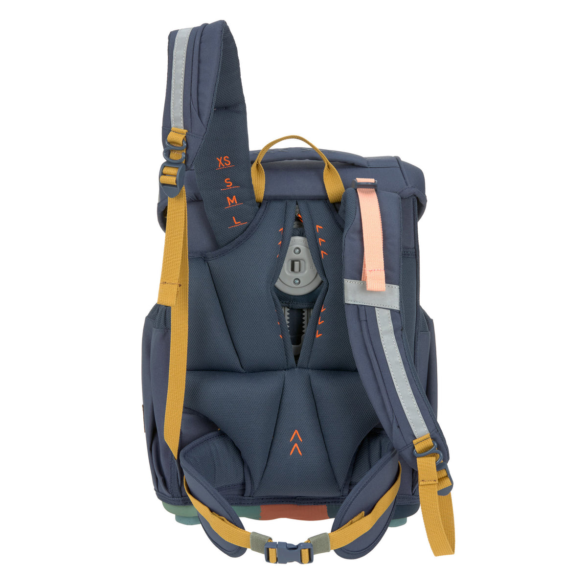 Lässig Schulranzen Set 7-teilig slim Unique Navy Blau