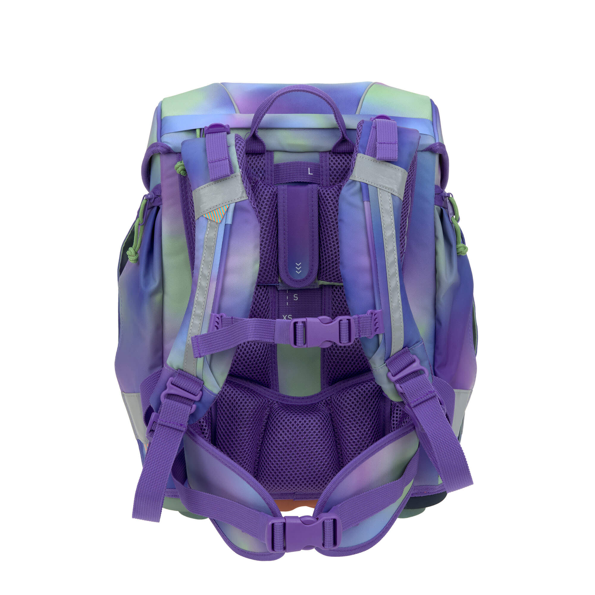 Lässig Schulranzen Set 7-teilig Boxy - Unique Gradient lila-grün