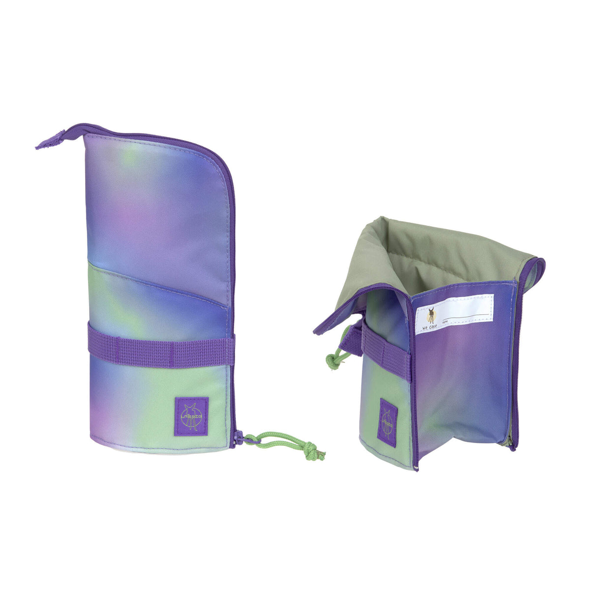 Lässig Schulranzen Set 7-teilig Boxy - Unique Gradient lila-grün