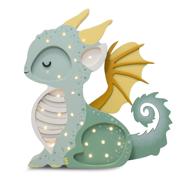 Little Lights Lampe Baby Dragon Hunter Green