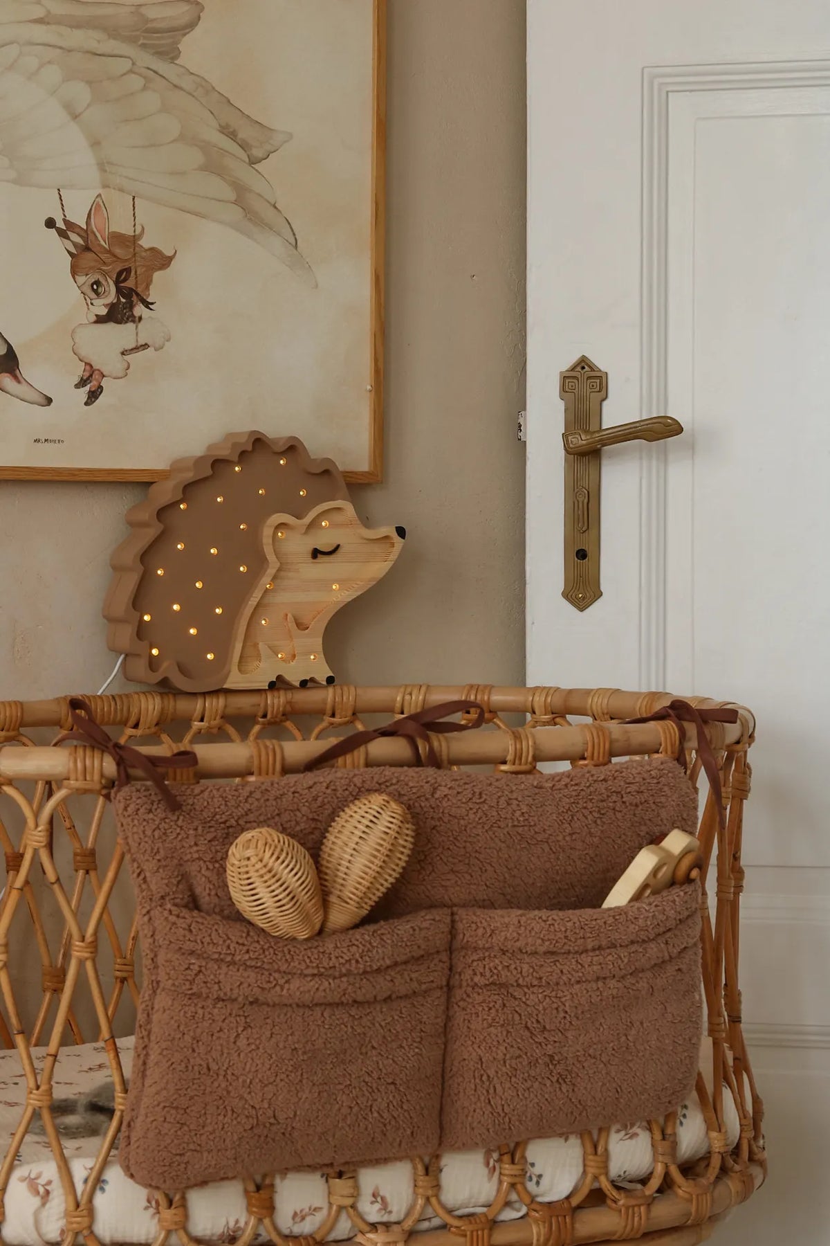 Little Lights Hedgehog Lampe autumn brown