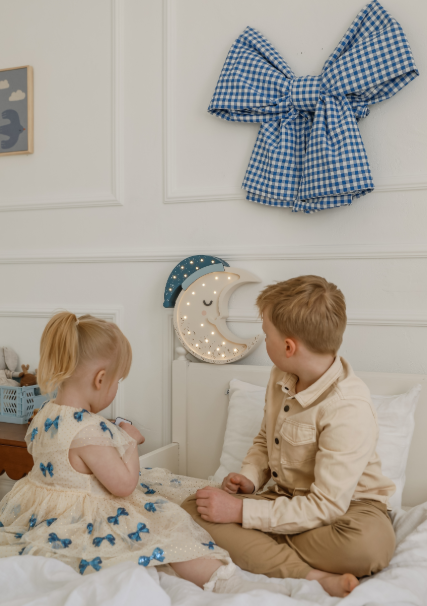 Little Lights Lampe Moon Midnight Blue