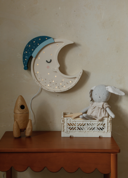 Little Lights Lampe Moon Midnight Blue