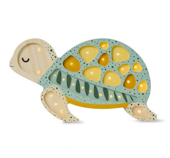 Little Lights Turtle Lampe Galapagos Sage
