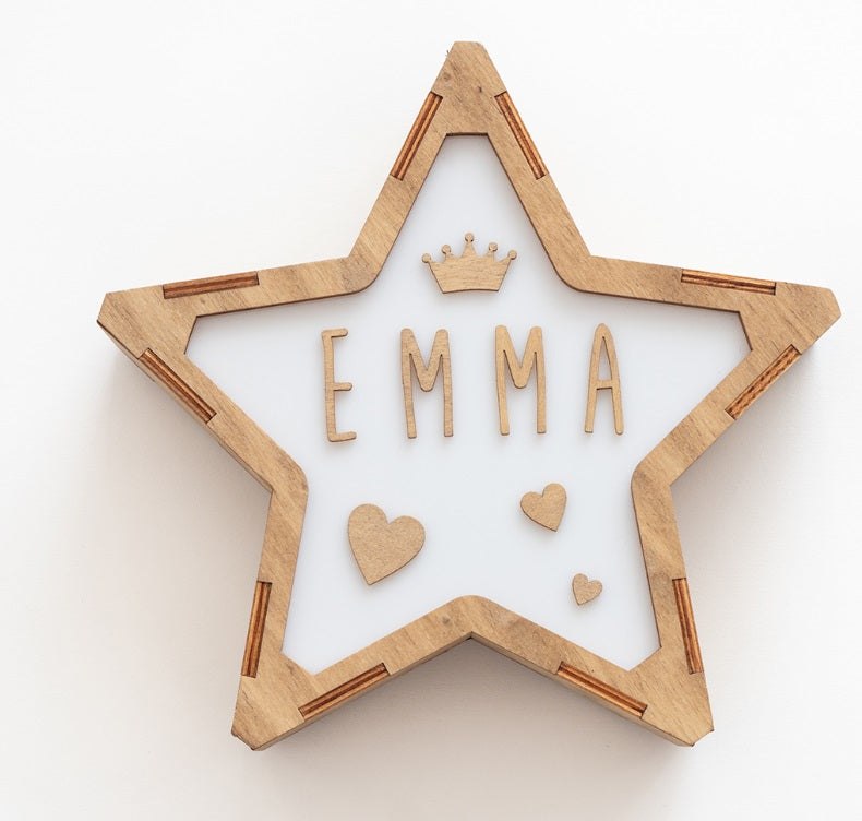 Personalisierbare Sternenlampe 24cm