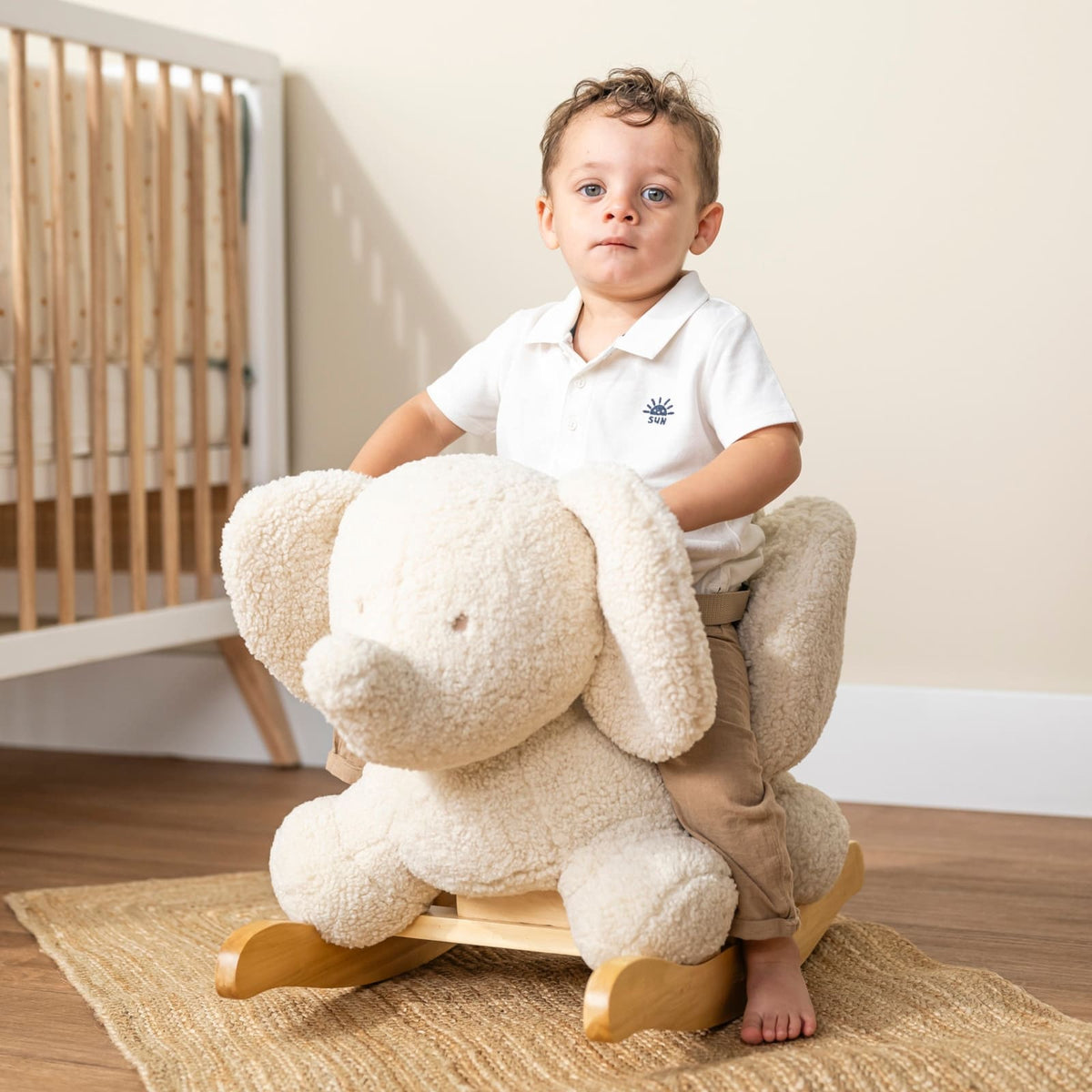 NATTOU Schaukeltier Teddy Elefant ecru *Jubiläumspreis*