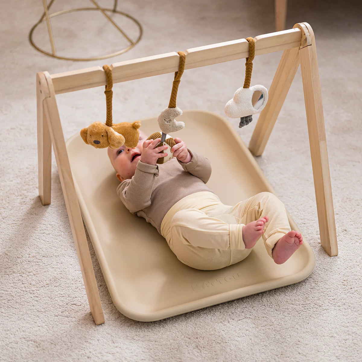 Nattou Wickelauflage softy grau *Sale*