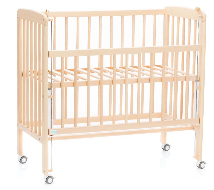 Fillikid Beistellbett Nino 90 x 45 cm mit Bettset-Set Afrika grün &amp; atmungsaktiver Matratze Träumeland