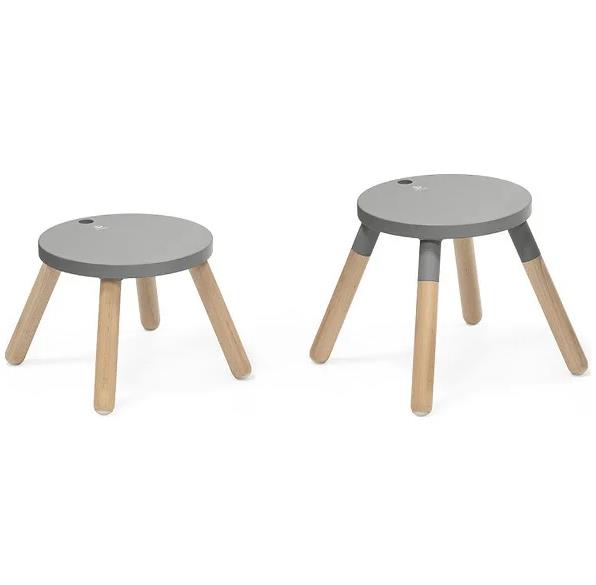 Stokke® MuTable™ Set Tisch und 2 Stühle - Storm Grey