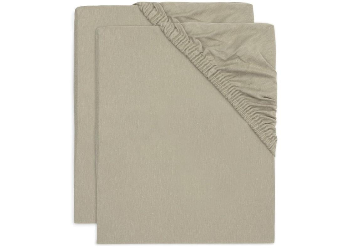 Jollein Spannbettlaken Jersey 40/50x80/90cm - 2 Stück
