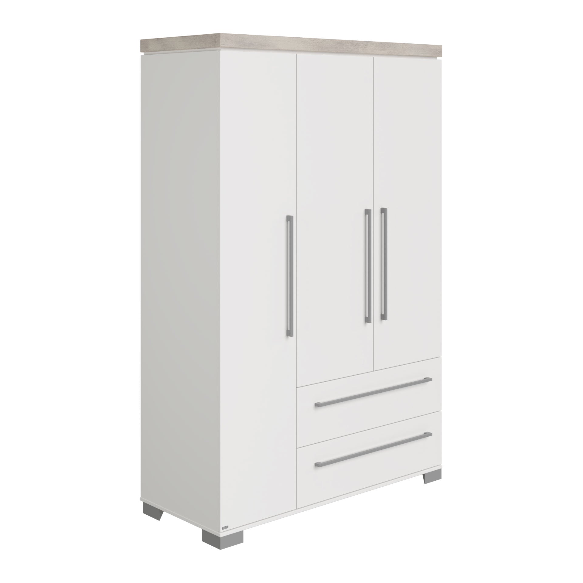 PAIDI KIRA Kleiderschrank 3-türig / 2 Schubkästen