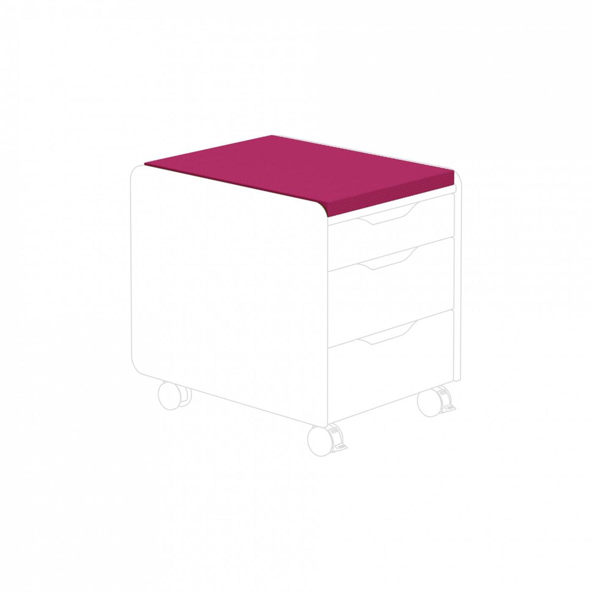 PAIDI Sitzpolster für Rollcontainer 3S