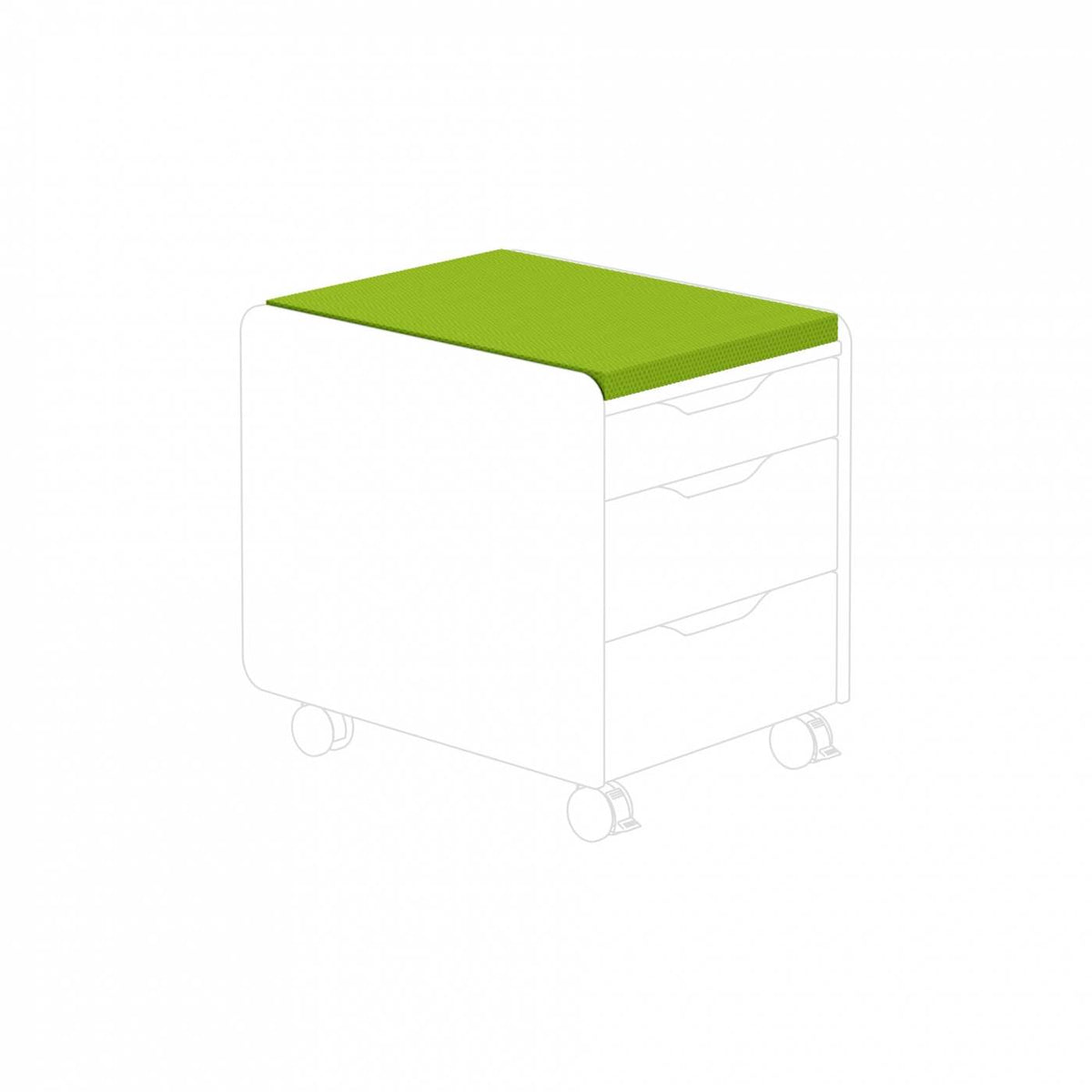 PAIDI Sitzpolster für Rollcontainer 3S