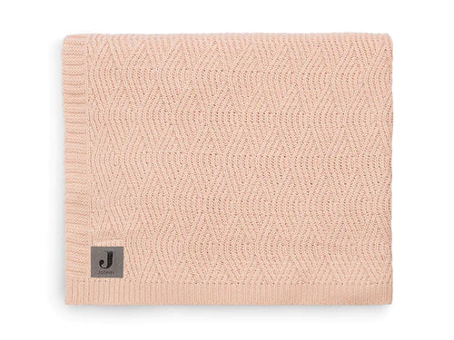 Jollein Decke Kinderbett 100x150cm River Knit Pale Pink
