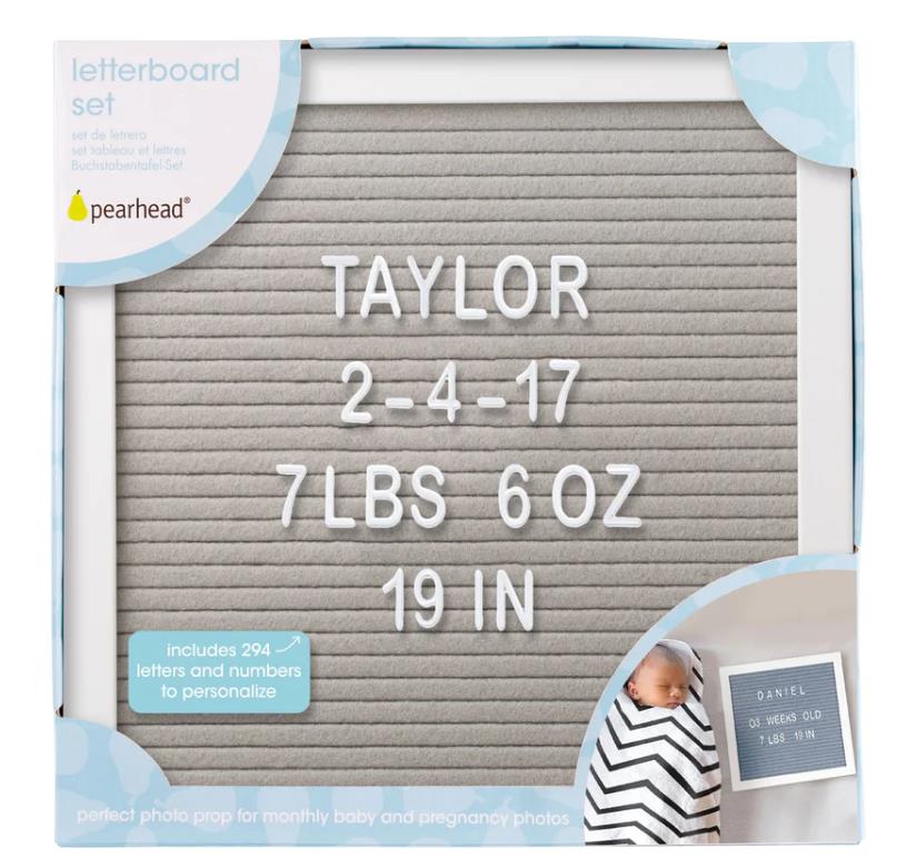 Pearhead Letterboard Set - Buchstabentafel-Set