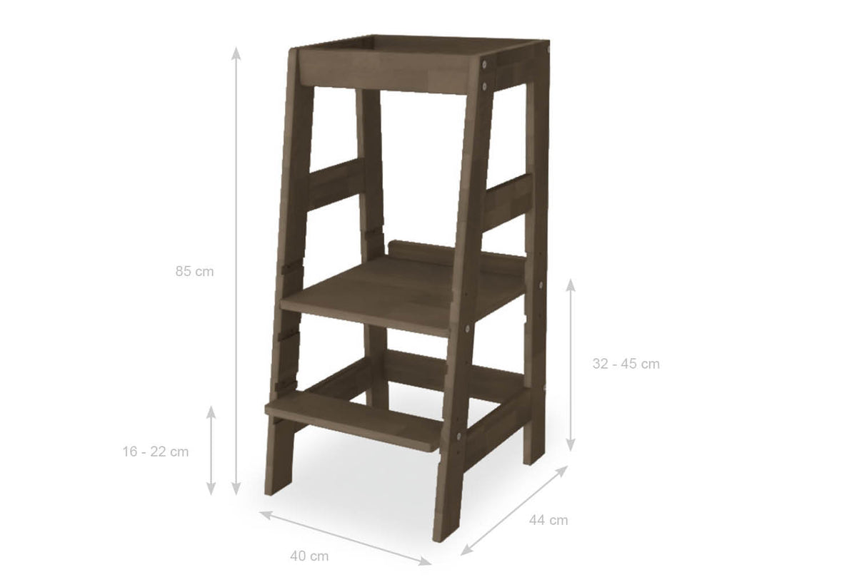 Pinolino Fino Lernturm braun lasiert *Sale*