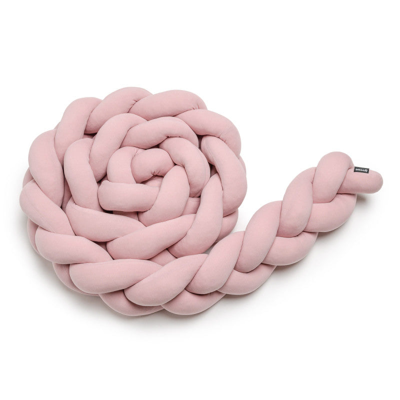 T-TOMI geflochtene Bettschlange 360 cm - Pink