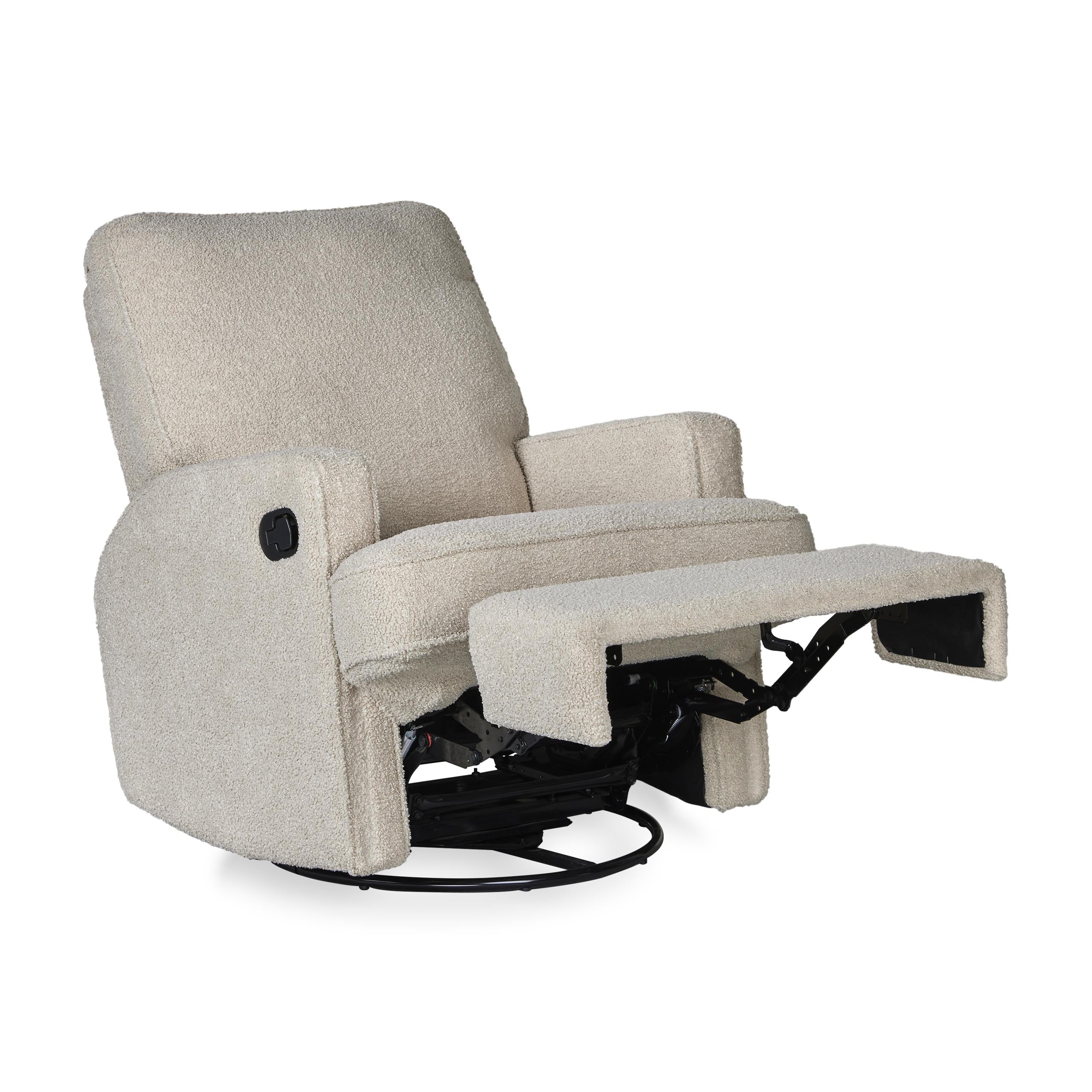Quax Schaukel- Drehstuhl Teddy Taupe