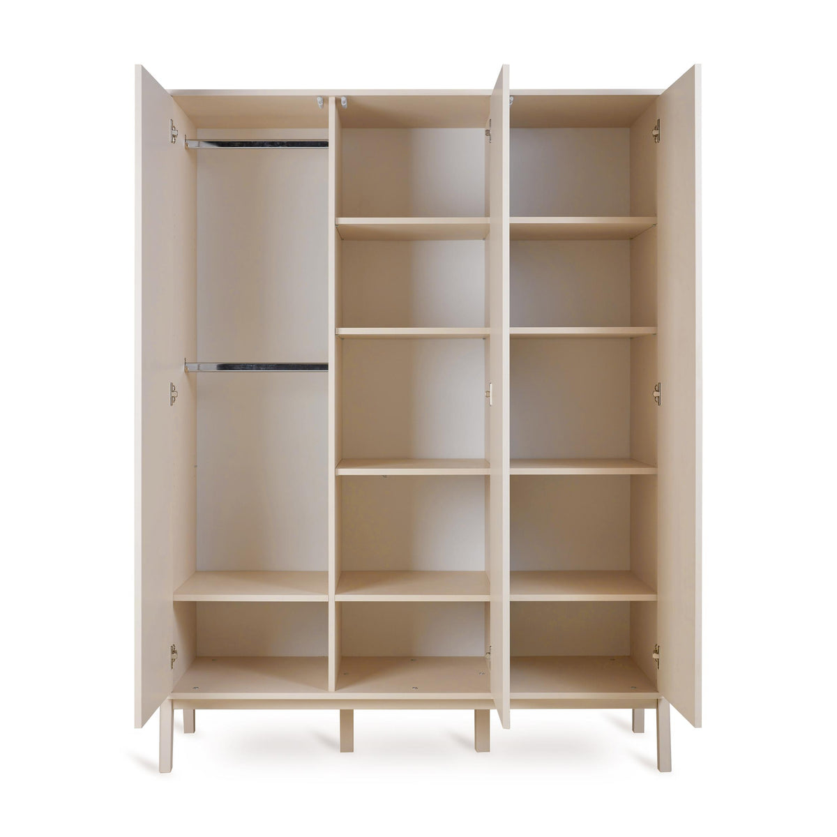 Quax Ashi creme Schrank 3-türig