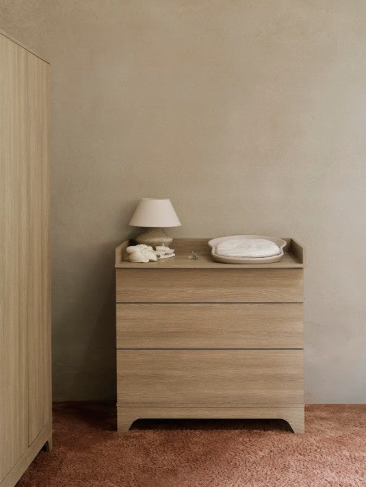 Quax Tsugi Kommode mit Wickelaufsatz honey ash