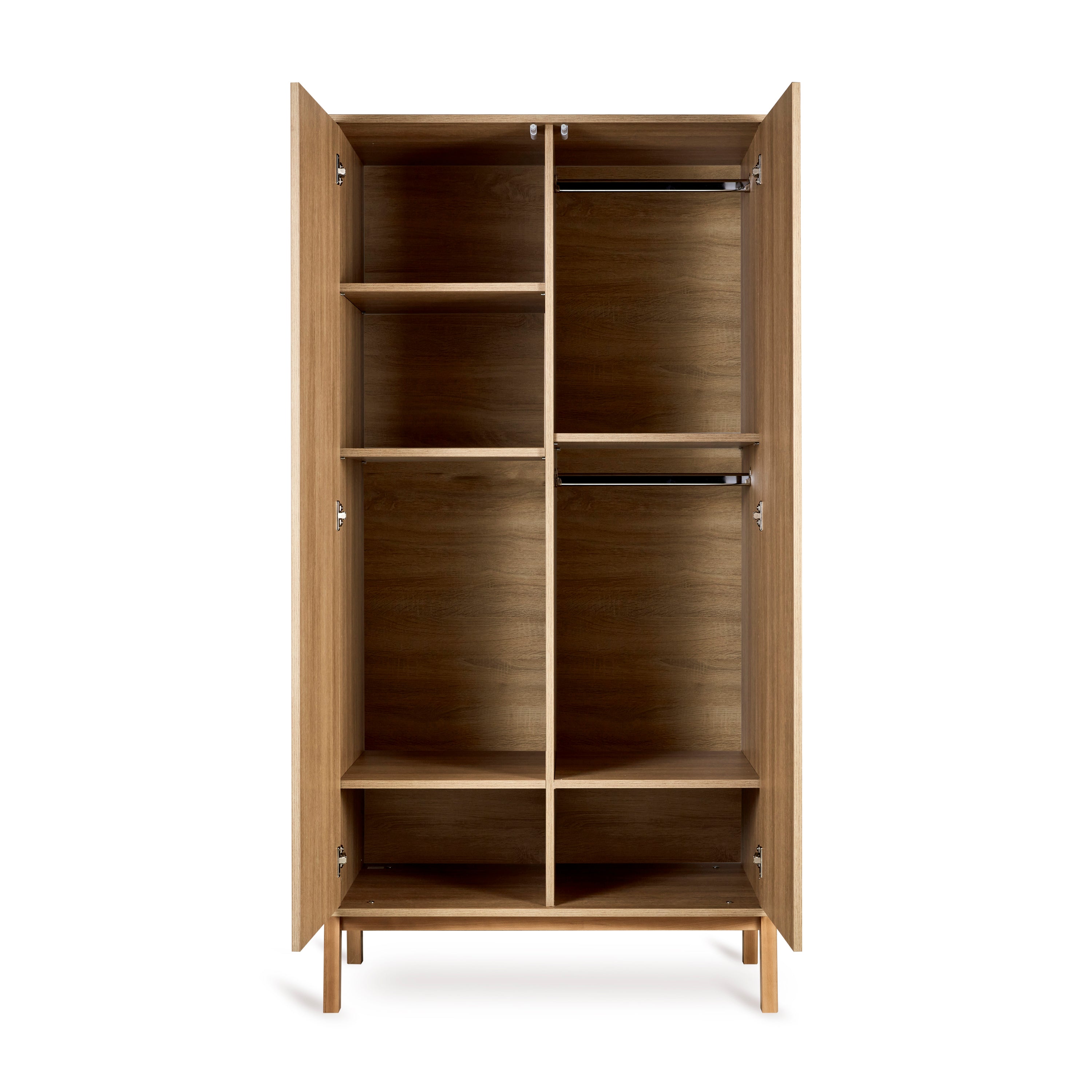 Quax Ashi Kleiderschrank 2-türig honey ash