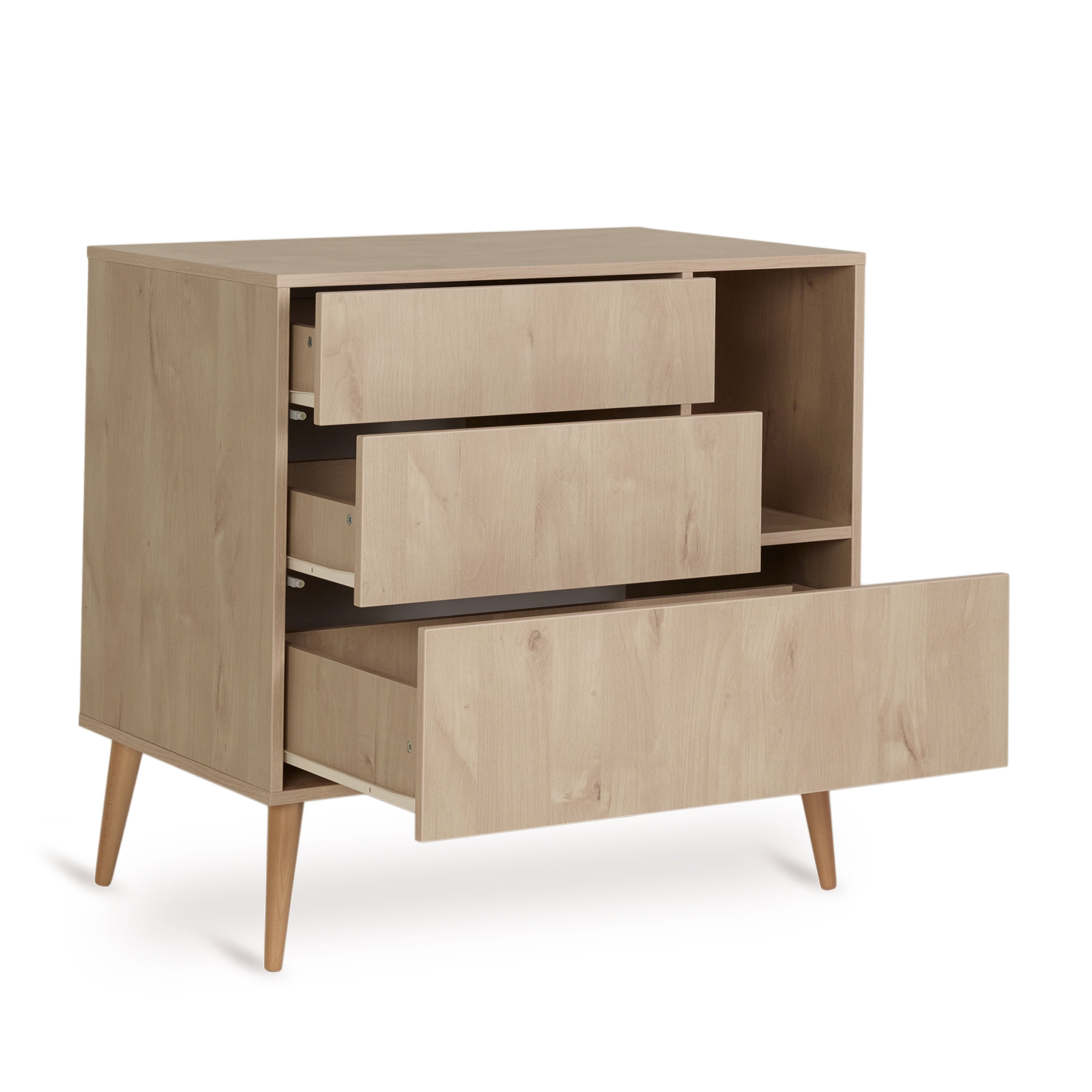 Quax Cocoon Kinderzimmer Sparset  inkl. Wickelaufsatz Natural Oak AKTION