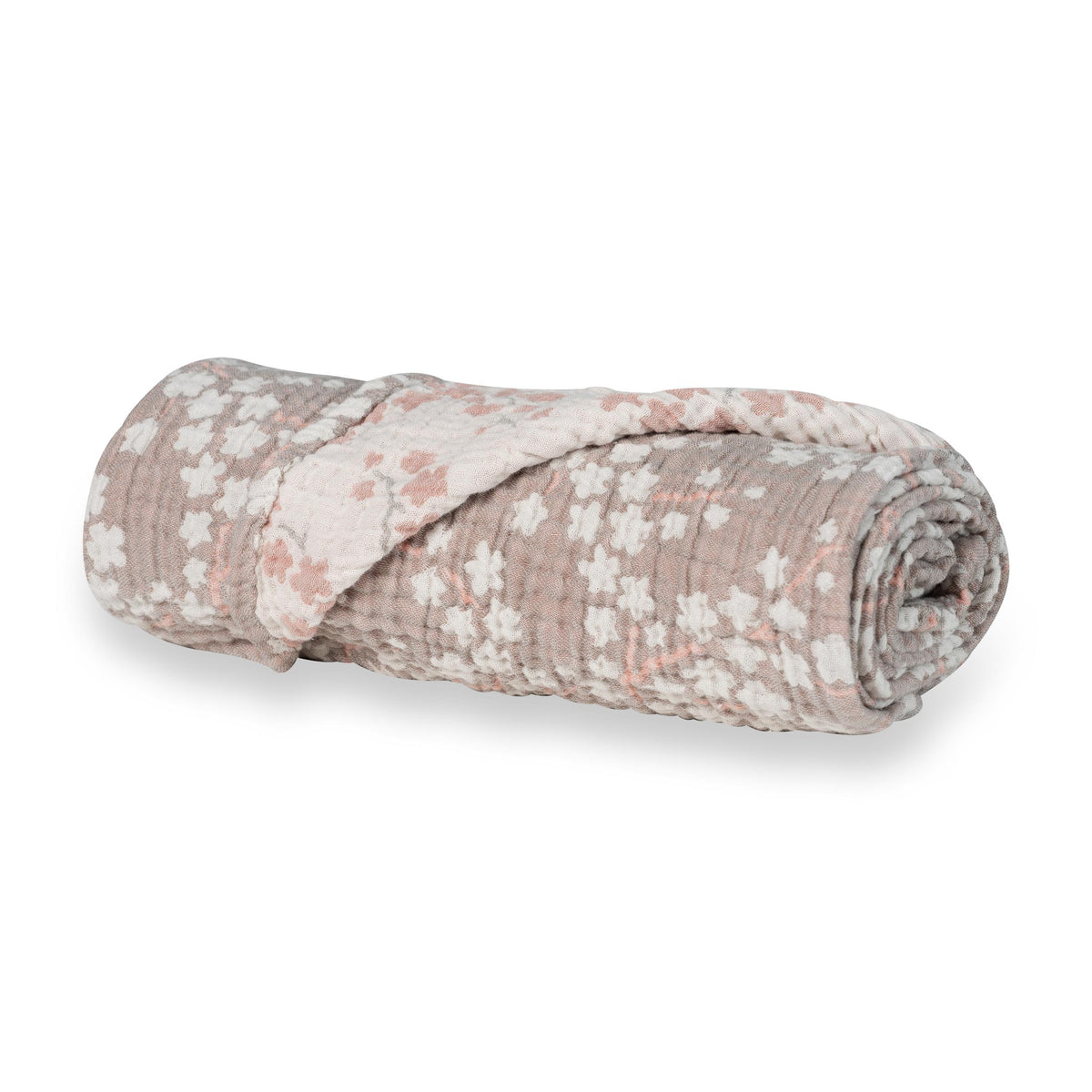 Quax Natural Babydecke 90 x 110 cm Musselin Blossom