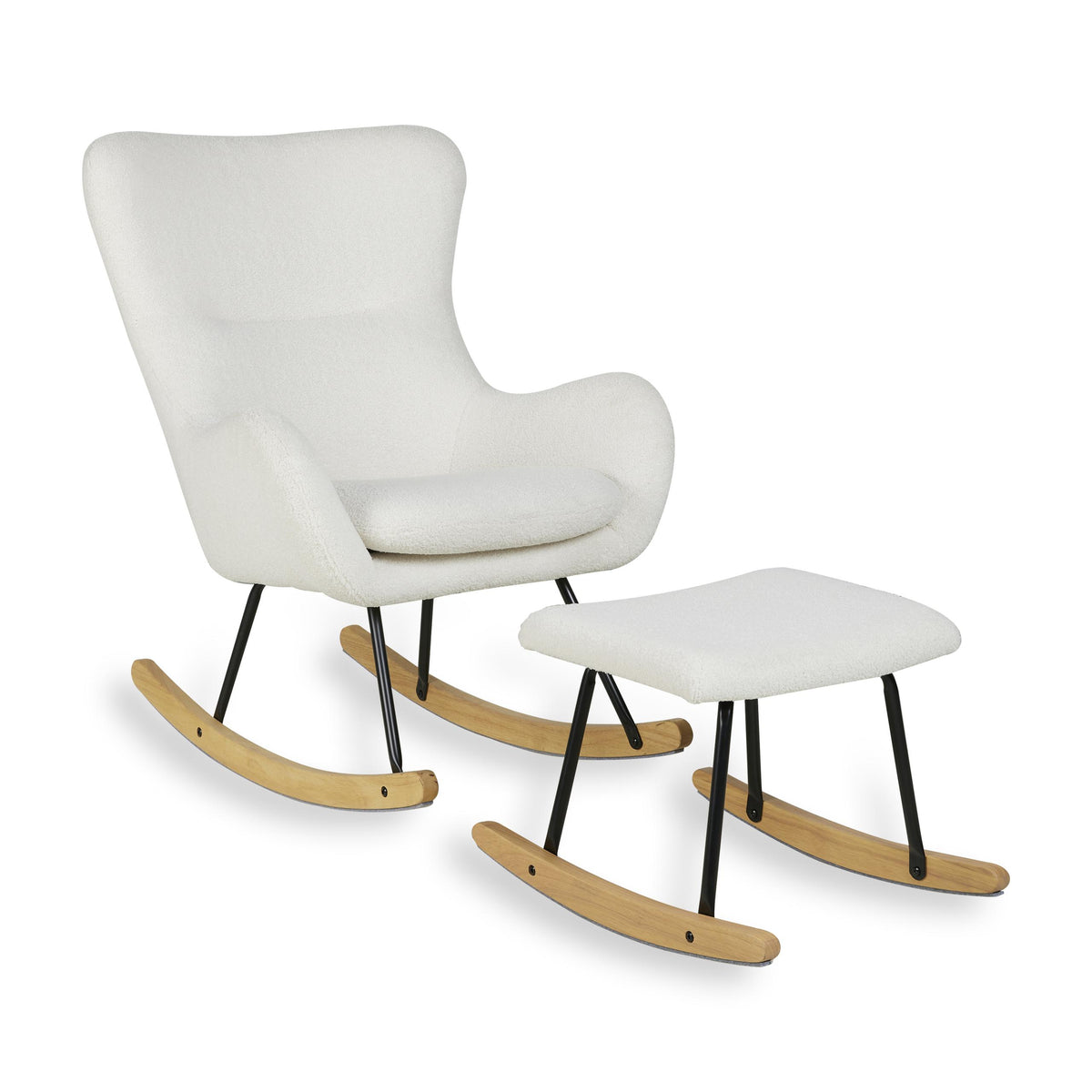 Quax Hocker Rocker für Schaukelstuhl Basic/Nordic cream Sheep