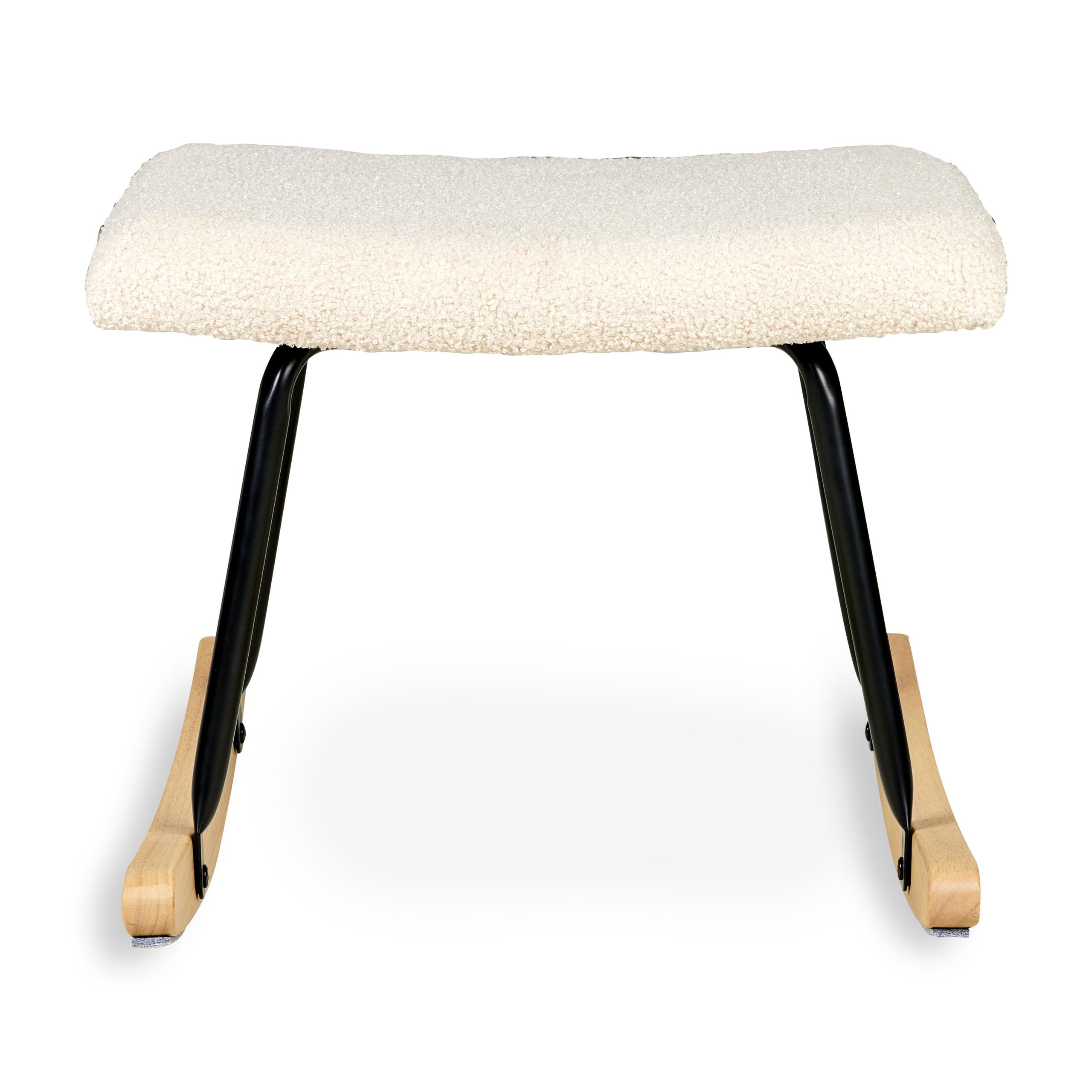 Quax Hocker Rocker für Schaukelstuhl Basic/Nordic Sheep beige