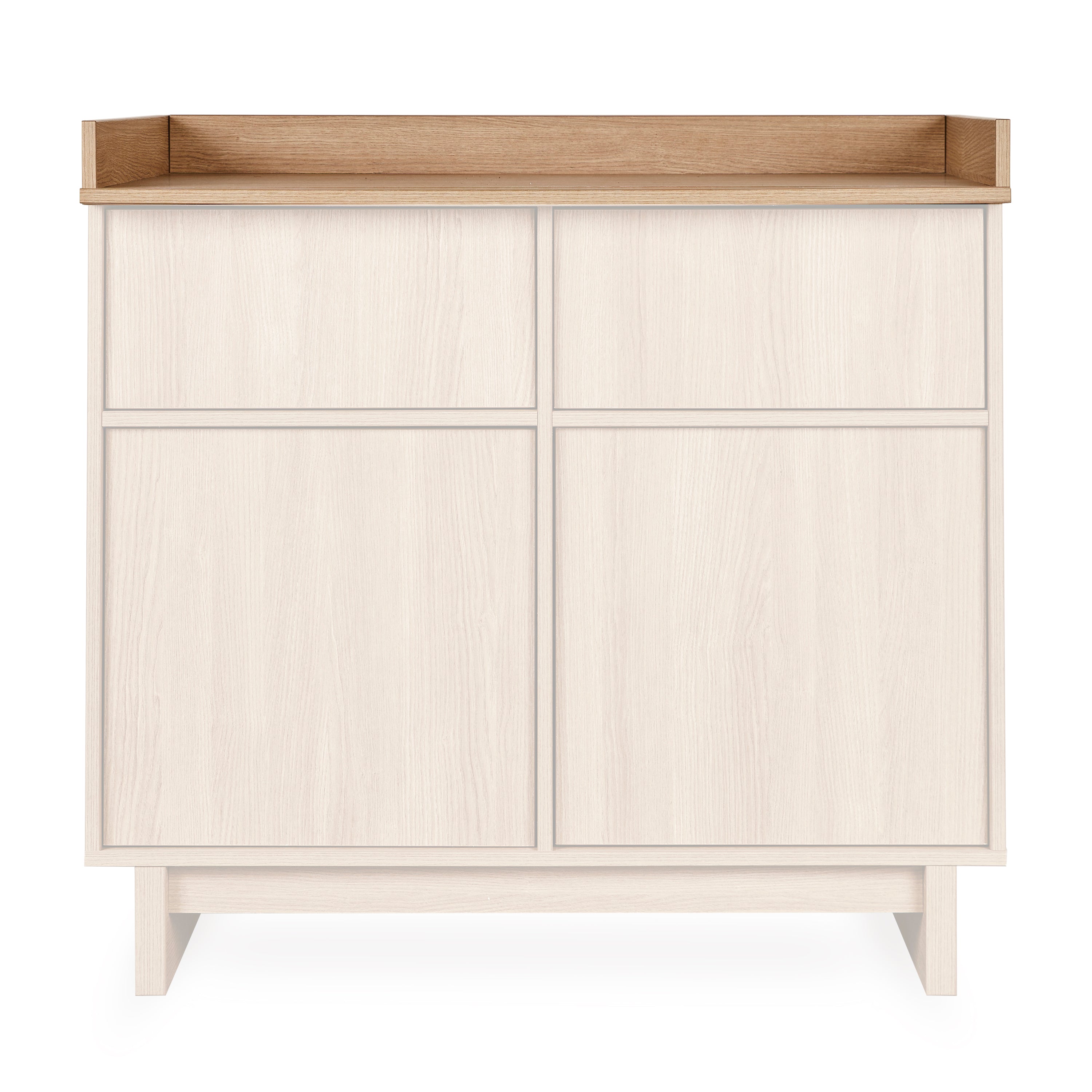 Quax Kyo Kommode mit Wickelaufsatz honey ash