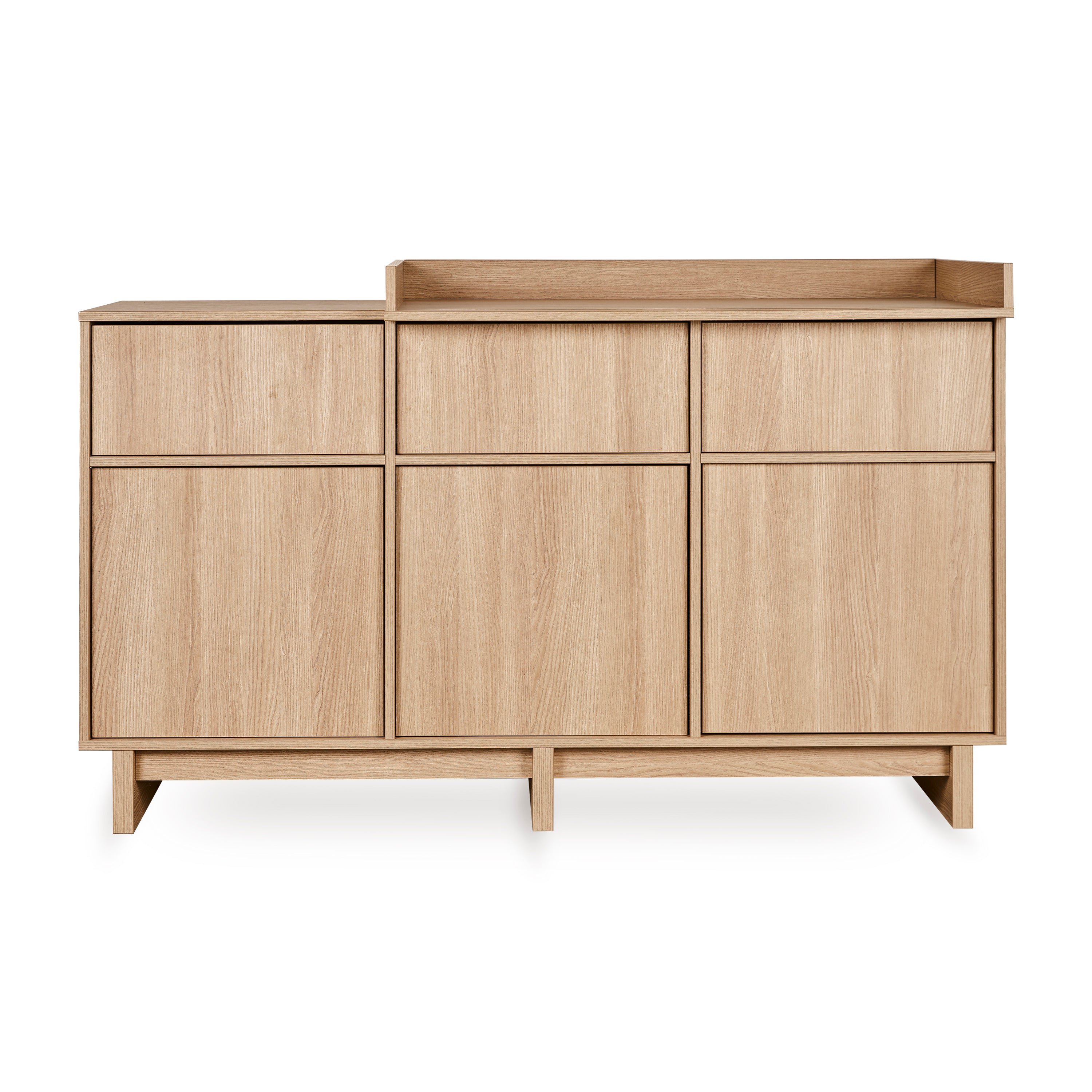 Quax Kyo Kommode XL mit Wickelaufsatz honey ash