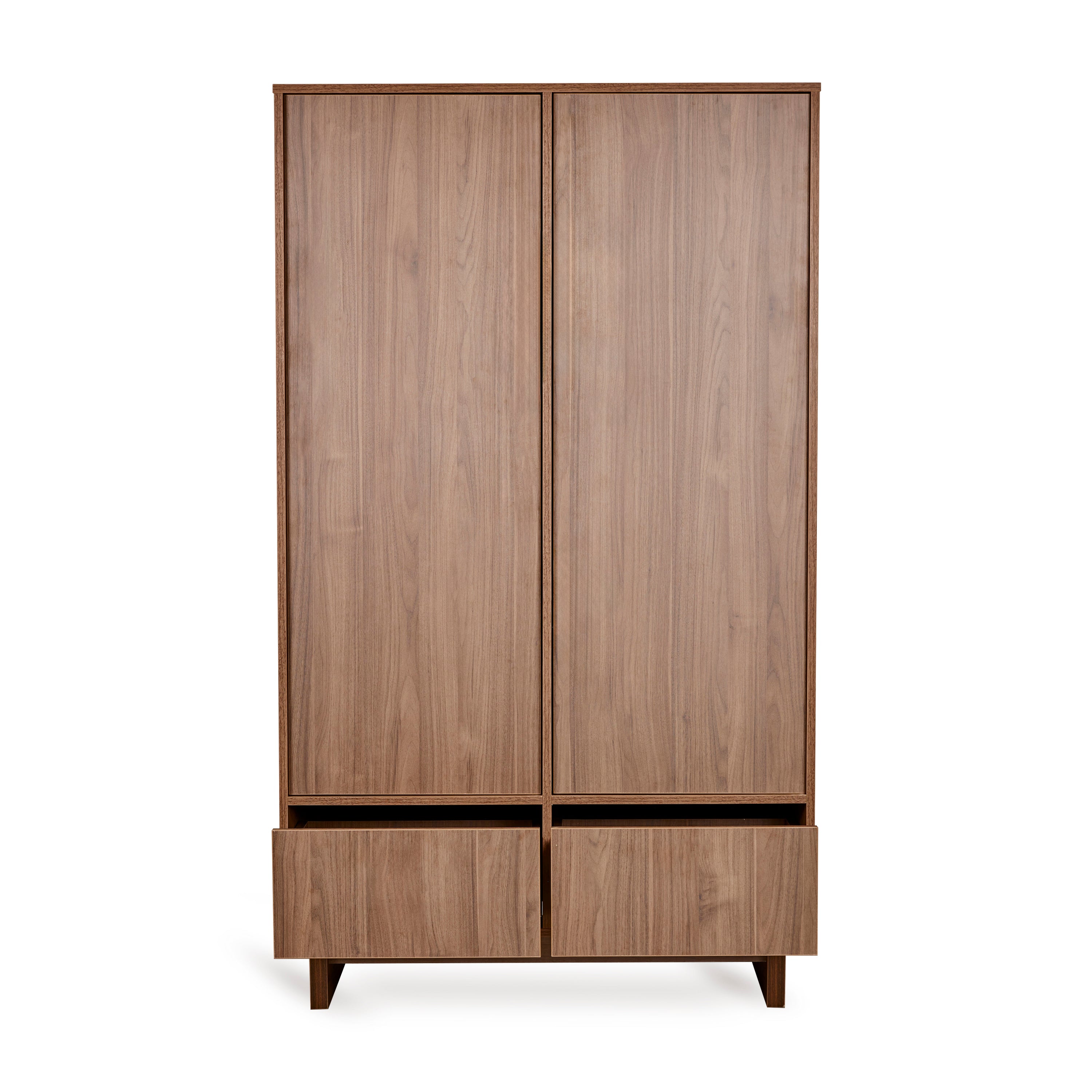 Quax Kyo Kleiderschrank 2-türig walnut