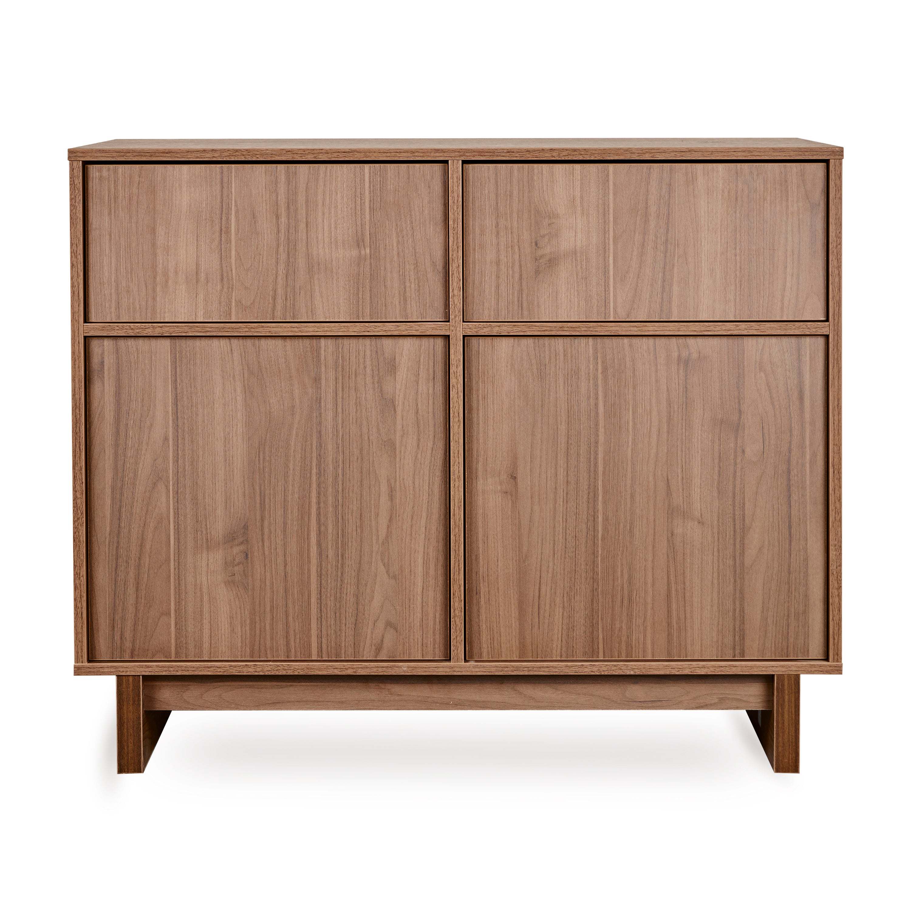 Quax Kyo Kommode mit Wickelaufsatz walnut