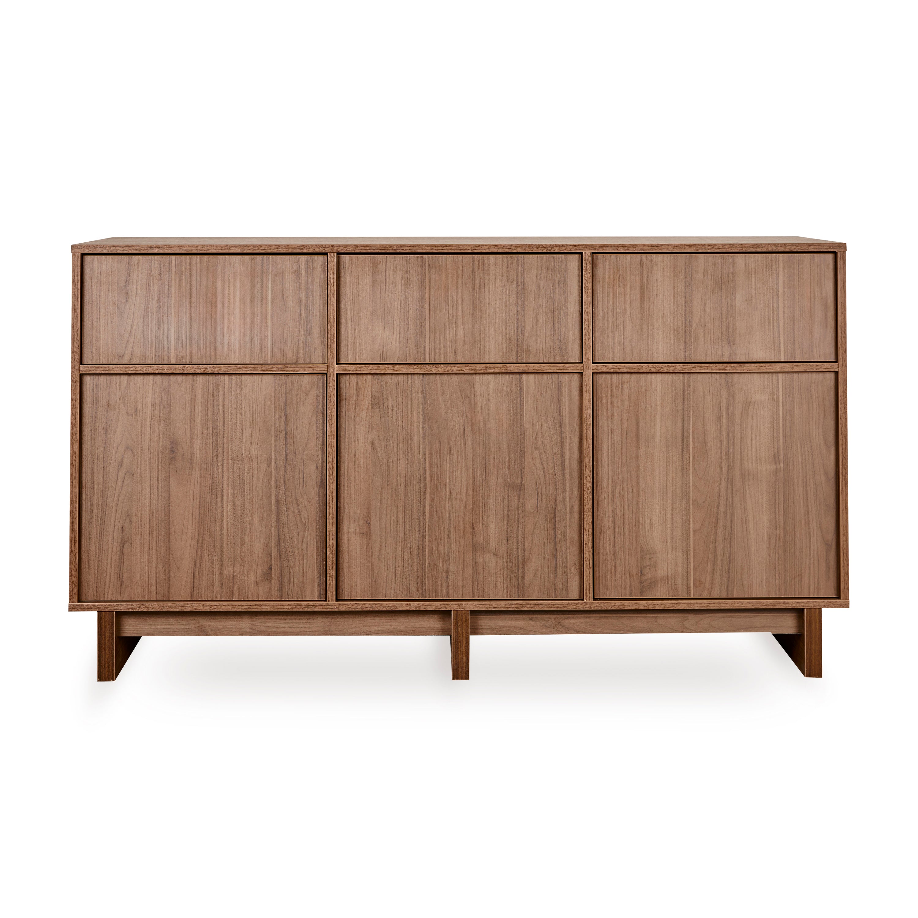 Quax Kyo Kommode XL mit Wickelaufsatz walnut