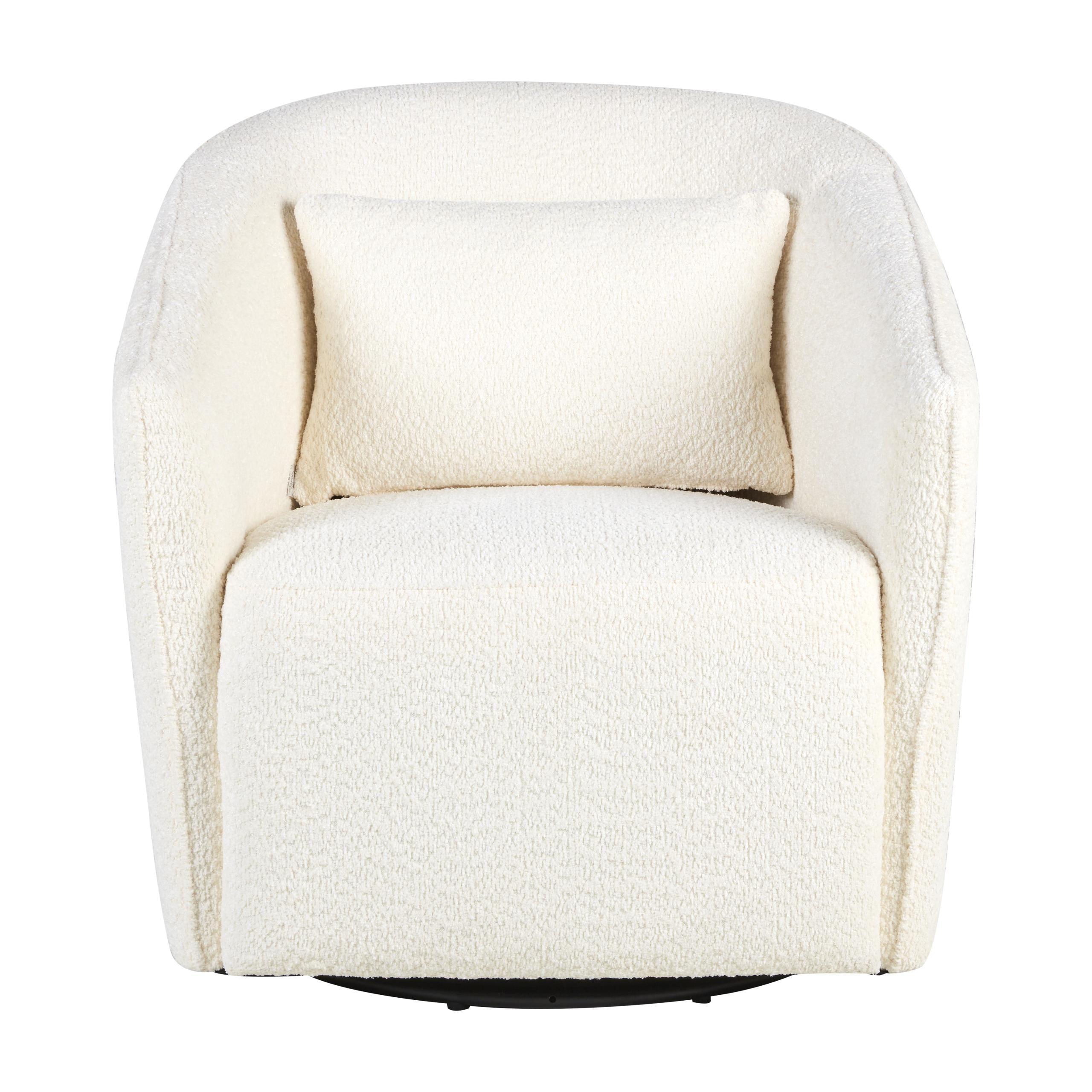 Quax Schaukel-und Drehstuhl Gomi Cream mit Hocker Ottomane * kostenlos* dazu
