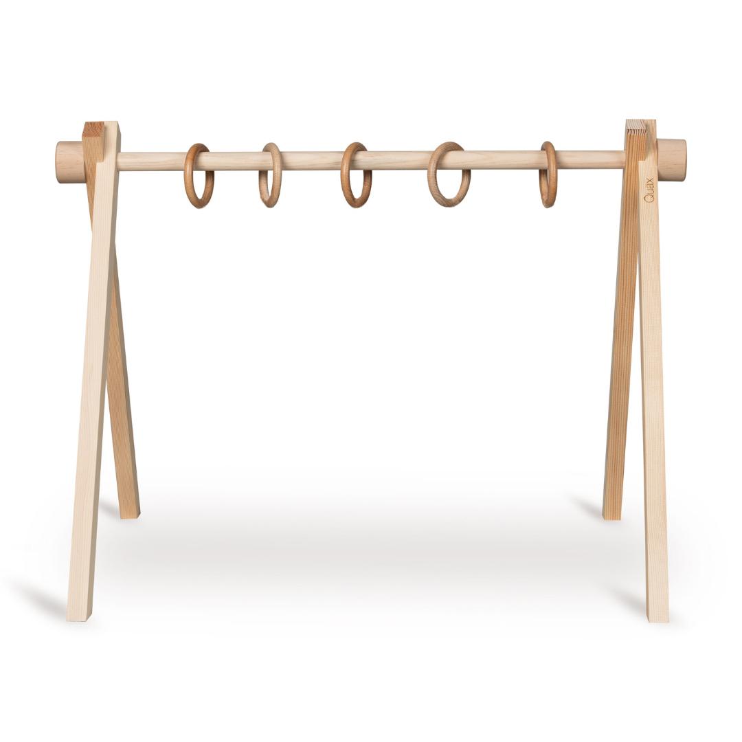 Quax Spieltrapez aus Holz - ohne Spielzeug