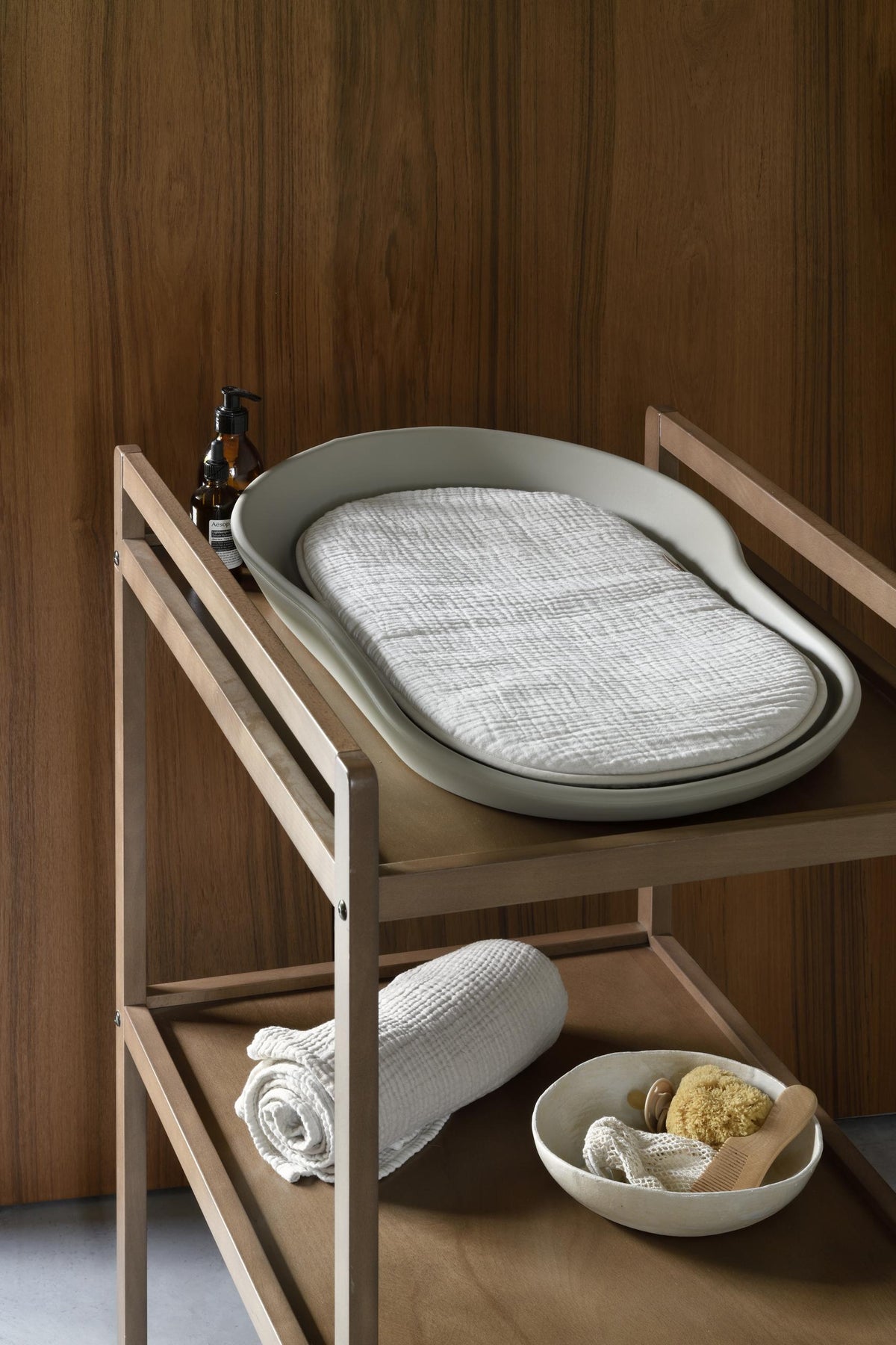 Quax Wickelkissen Mamee Einlage Musselin Clay