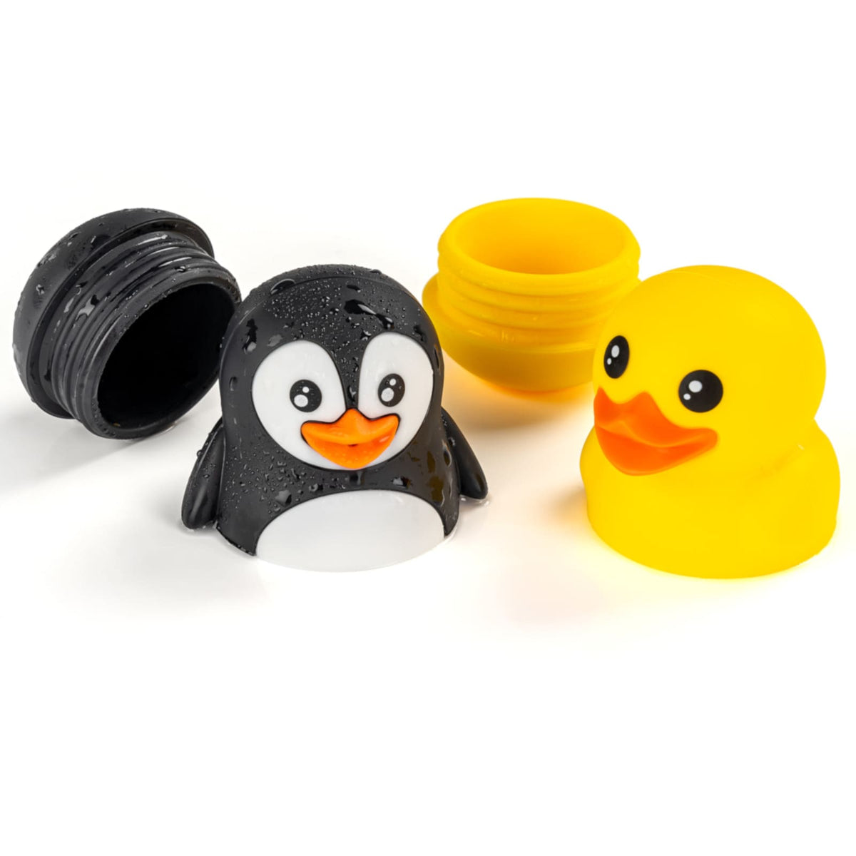 REER MyHappyBath Toys - Badetiere Ente &amp; Pinguin