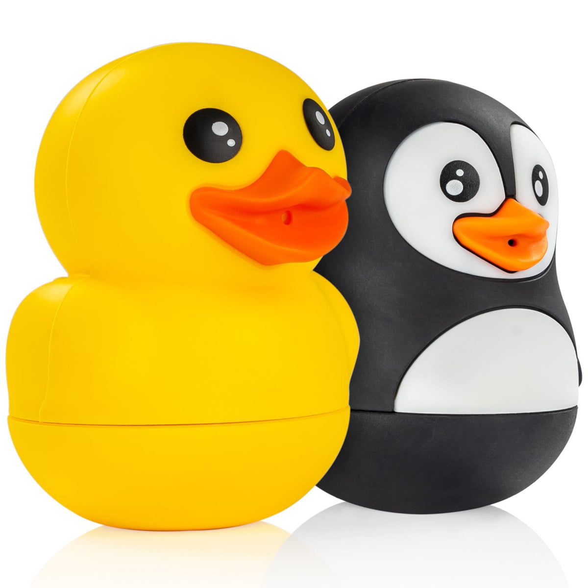 REER MyHappyBath Toys - Badetiere Ente &amp; Pinguin
