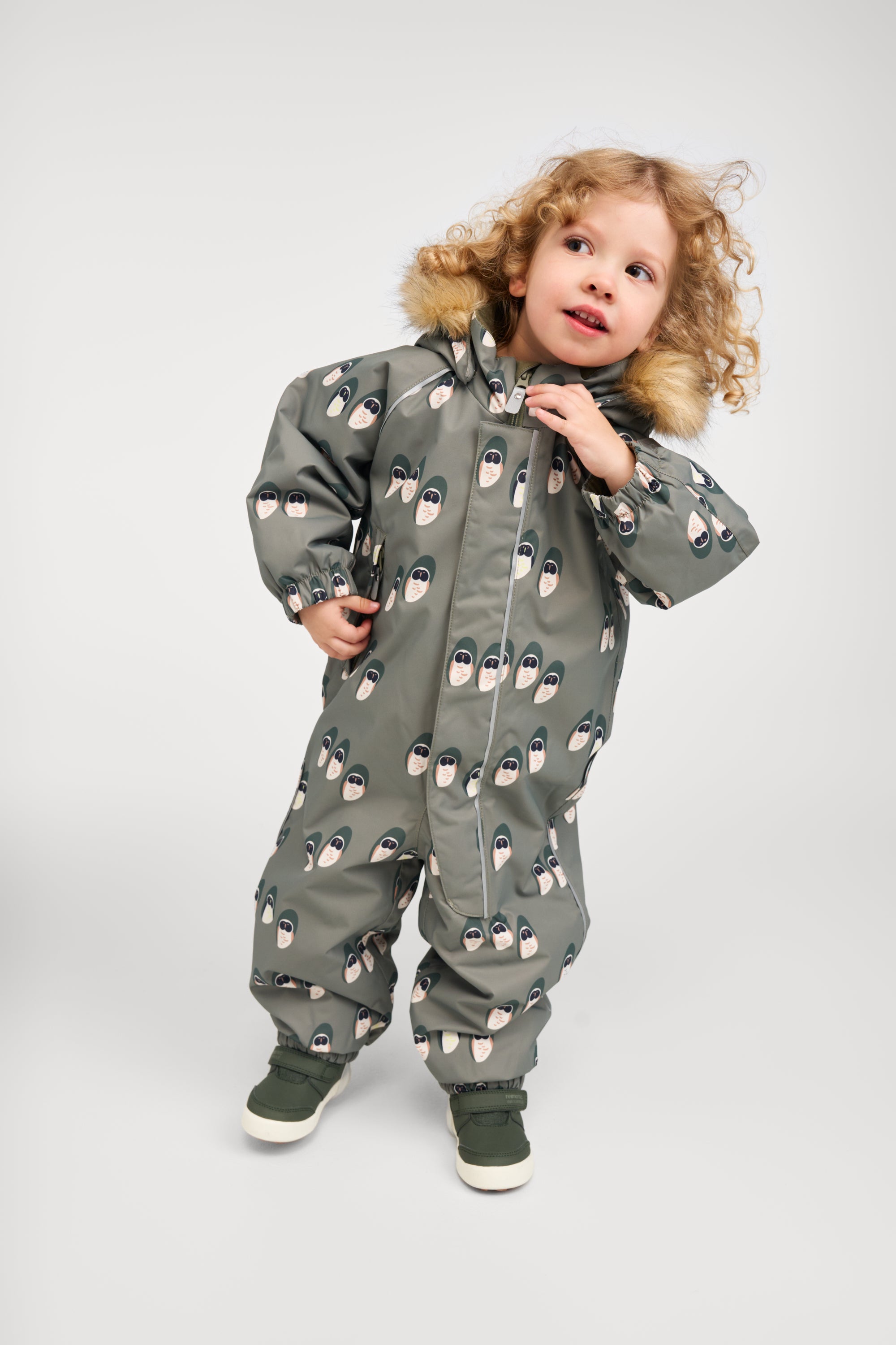 ReimaTec Winter Overall Lappi Greyish green